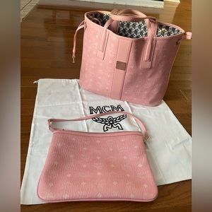 MCM Pink Medium Liz Reversible tote OFFERS?